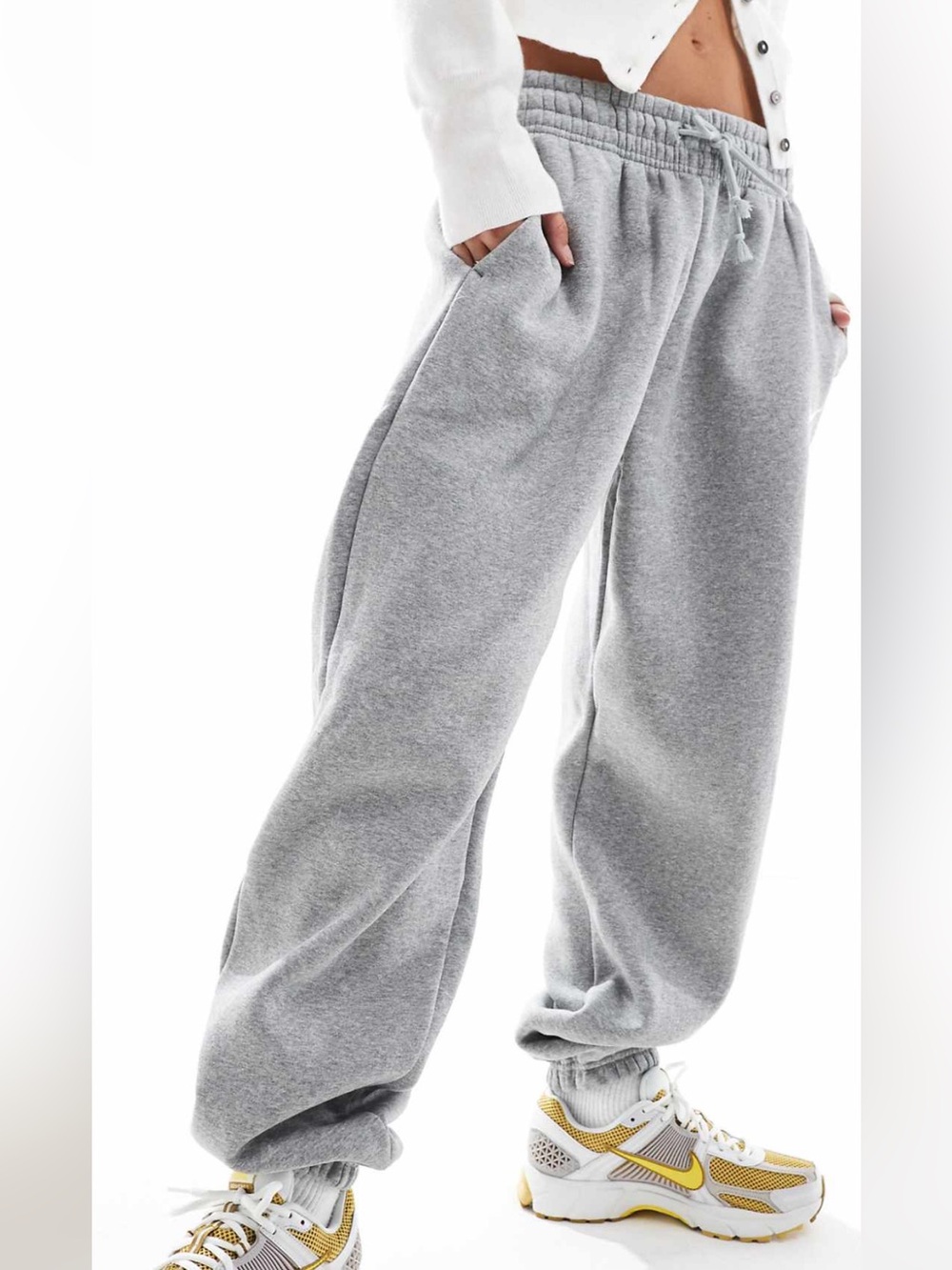 Nike mini swoosh oversized sweatpants